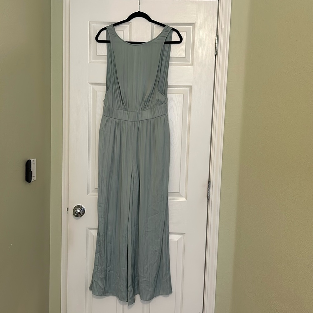 Free People Silky Wide Leg Jumpsuit